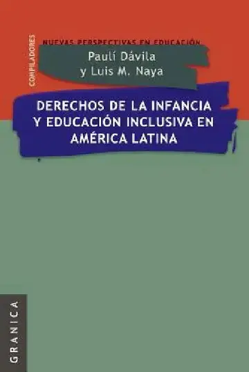 Cover of Derechos de La Infancia y Educacion Inclusiva En America Latina