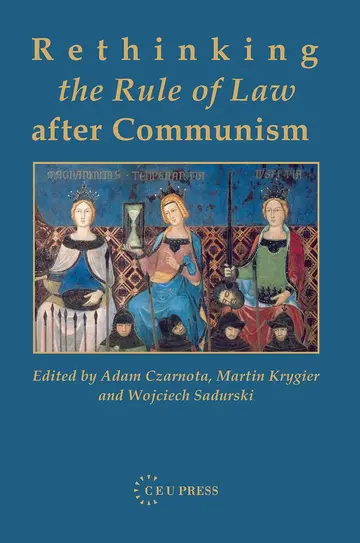 Cover of Rethinking the Rule of Law After Communism