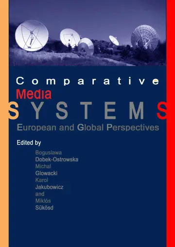 Cover of Comparative Media Systems