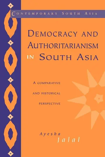Cover of Democracy and Authoritarianism in South Asia