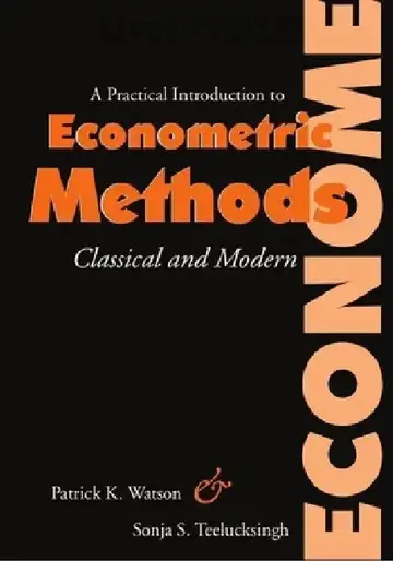 Cover of A Practical Introduction to Econometric Methods