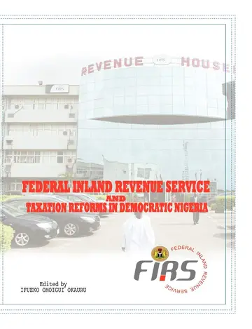 Cover of Federal Inland Revenue Service and Taxation Reforms in Democratic Nigeria