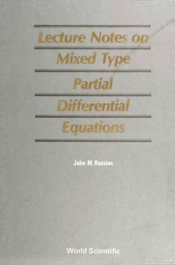 Cover of Lecture Notes on Mixed Type Partial Differential Equations
