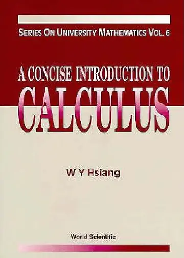 Cover of Concise Introduction to Calculus, a (V6)