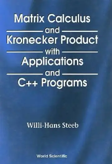 Cover of Matrix Calcul & the Kronecker..