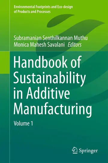 Cover of Handbook of Sustainability in Additive Manufacturing