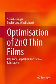 Cover of Optimisation of ZnO Thin Films