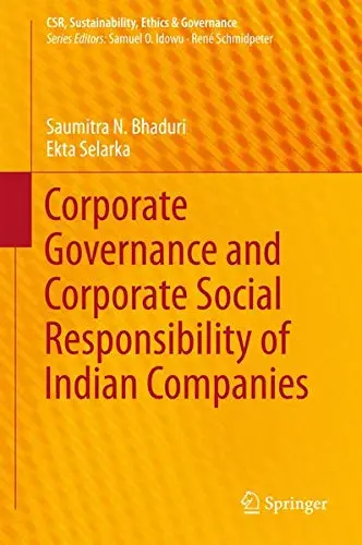 Cover of Corporate Governance and Corporate Social Responsibility of Indian Companies