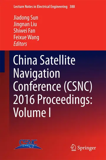 Cover of China Satellite Navigation Conference (CSNC) 2016 Proceedings
