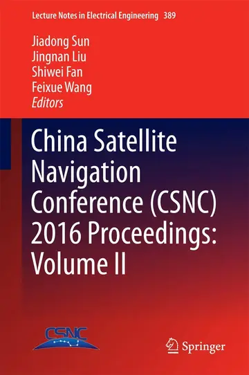 Cover of China Satellite Navigation Conference (CSNC) 2016 Proceedings