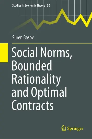 Cover of Social Norms, Bounded Rationality and Optimal Contracts