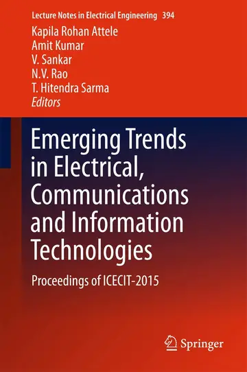 Cover of Emerging Trends in Electrical, Communications and Information Technologies