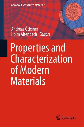 Cover of Properties and Characterization of Modern Materials