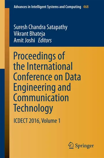 Cover of Proceedings of the International Conference on Data Engineering and Communication Technology