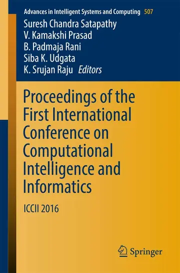 Cover of Proceedings of the First International Conference on Computational Intelligence and Informatics