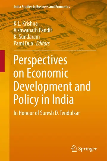 Cover of Perspectives on Economic Development and Policy in India