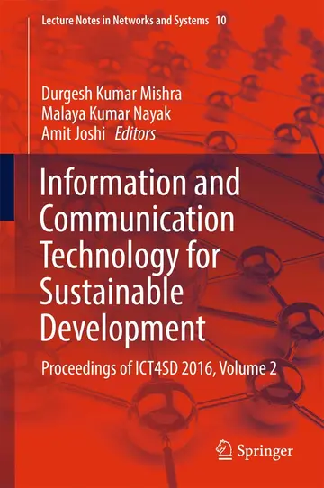 Cover of Information and Communication Technology for Sustainable Development