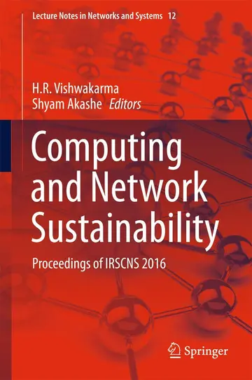 Cover of Computing and Network Sustainability