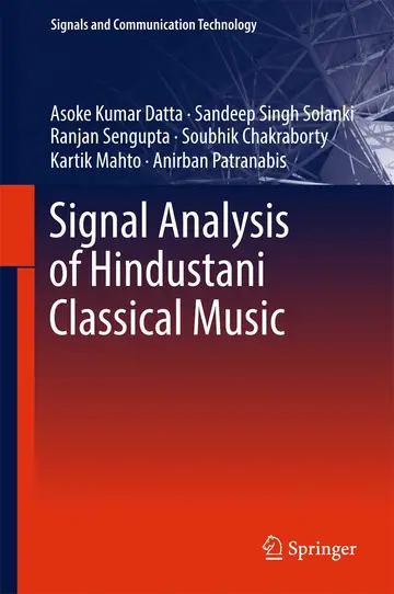 Cover of Signal Analysis of Hindustani Classical Music