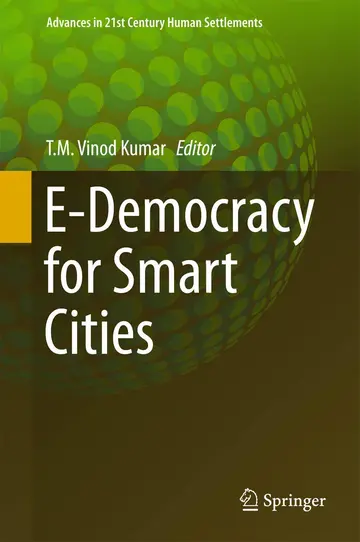 Cover of E-Democracy for Smart Cities