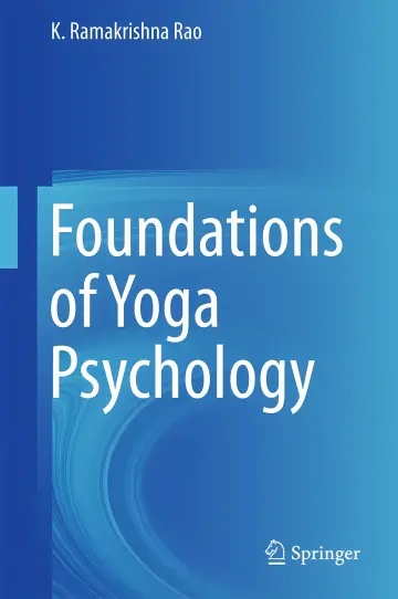 Cover of Foundations of Yoga Psychology