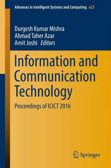 Cover of Information and Communication Technology