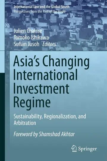 Cover of Asia's Changing International Investment Regime