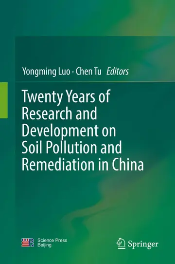 Cover of Twenty Years of Research and Development on Soil Pollution and Remediation in China