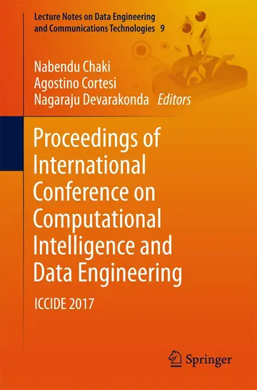 Cover of Proceedings of International Conference on Computational Intelligence and Data Engineering