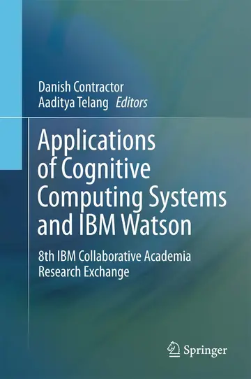 Cover of Applications of Cognitive Computing Systems and IBM Watson