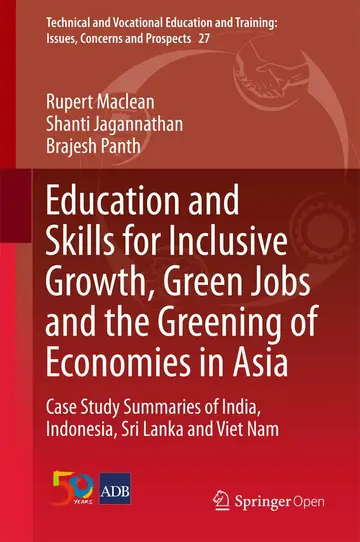 Cover of Education and Skills for Inclusive Growth, Green Jobs and the Greening of Economies in Asia