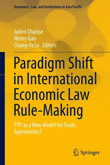 Cover of Paradigm Shift in International Economic Law Rule-Making