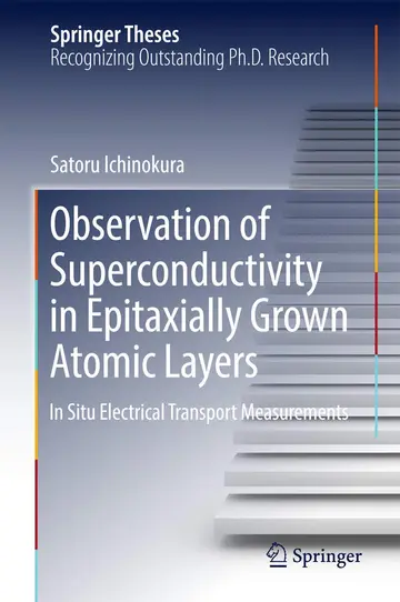 Cover of Observation of Superconductivity in Epitaxially Grown Atomic Layers