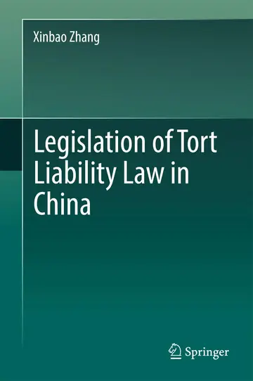 Cover of Legislation of Tort Liability Law in China