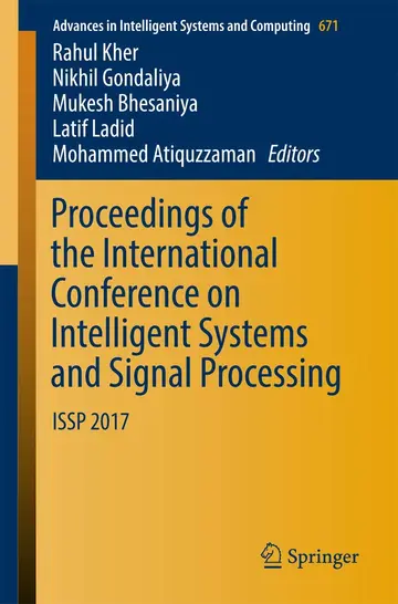 Cover of Proceedings of the International Conference on Intelligent Systems and Signal Processing