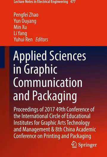 Cover of Applied Sciences in Graphic Communication and Packaging