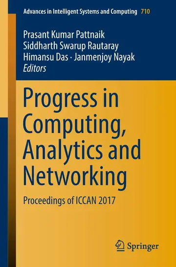 Cover of Progress in Computing, Analytics and Networking
