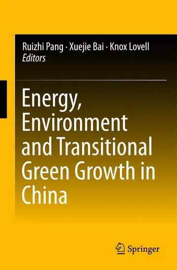 Cover of Energy, Environment and Transitional Green Growth in China