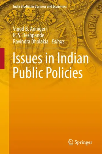 Cover of Issues in Indian Public Policies