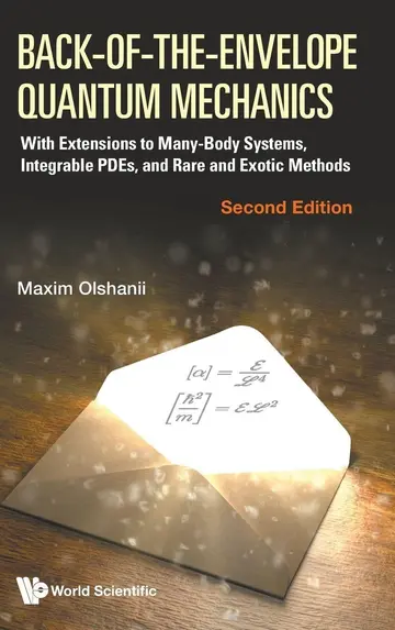 Cover of Back of the Envelope Quantum Mechanics