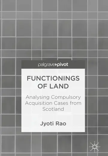 Cover of Functionings of Land