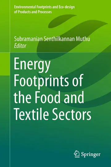 Cover of Energy Footprints of the Food and Textile Sectors