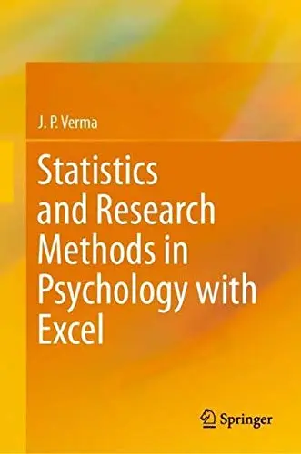 Cover of Statistics and Research Methods in Psychology with Excel