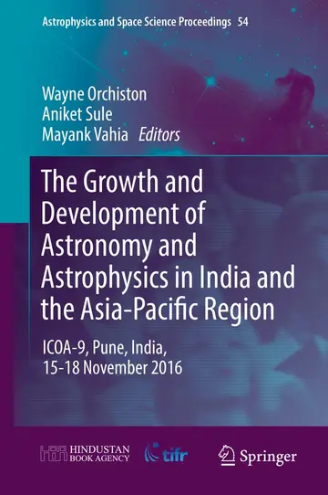 Cover of The Growth and Development of Astronomy and Astrophysics in India and the Asia-pacific Region