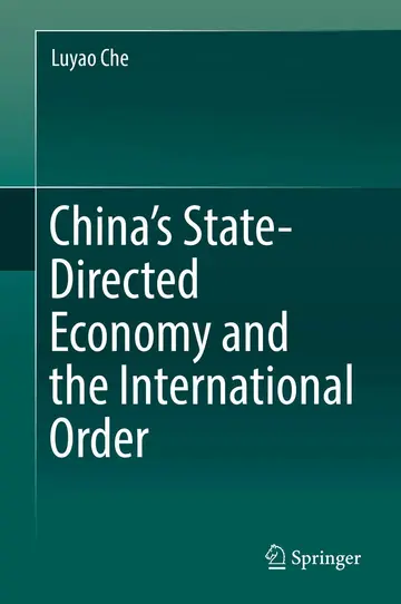 Cover of China’s State-Directed Economy and the International Order