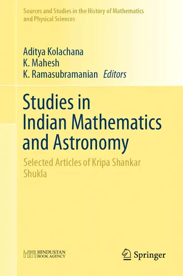 Cover of Studies in Indian Mathematics and Astronomy