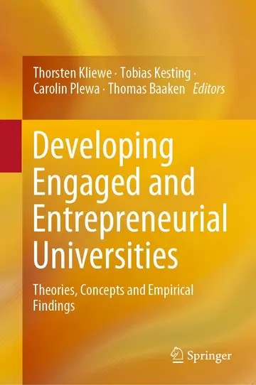Cover of Developing Engaged and Entrepreneurial Universities