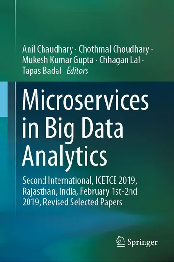 Cover of Microservices in Big Data Analytics