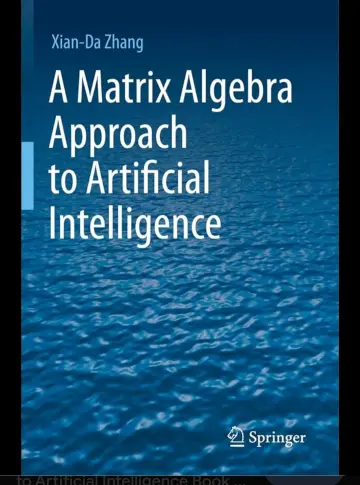 Cover of A Matrix Algebra Approach to Artificial Intelligence
