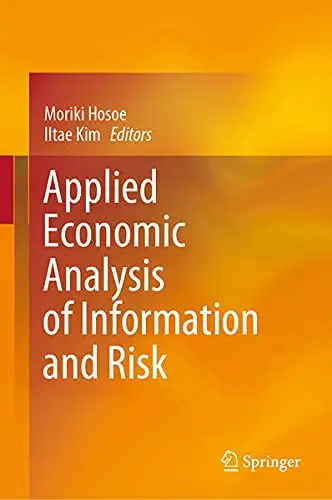 Cover of Applied Economic Analysis of Information and Risk